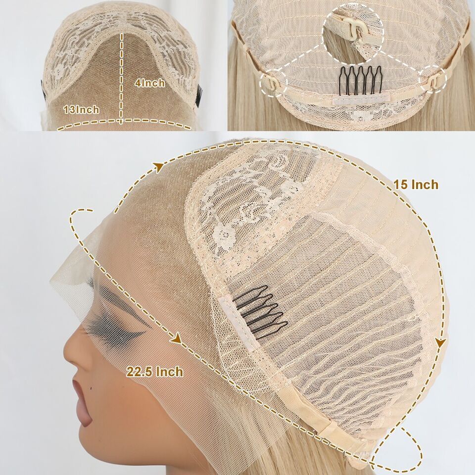 Blonde lace wig