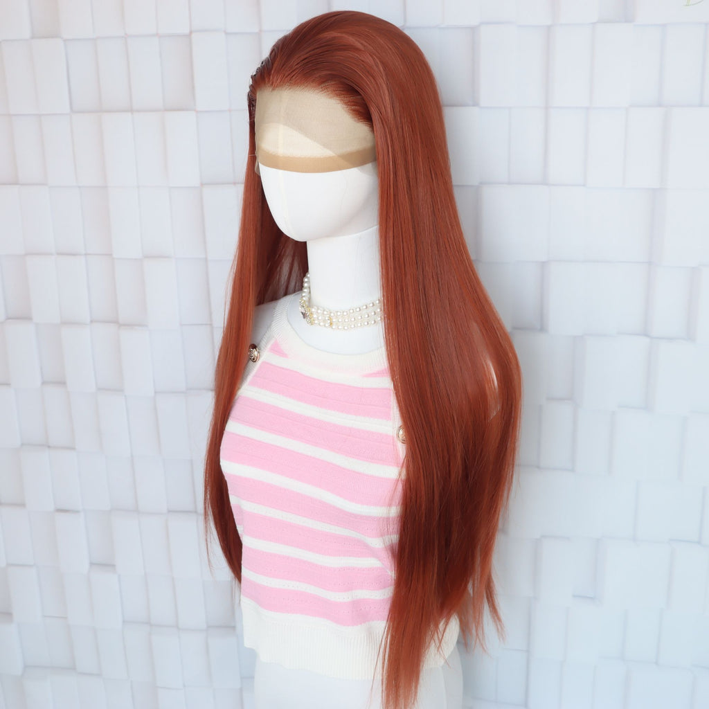 Ginger ear to ear lace wig