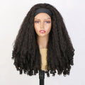 Curly headband wig