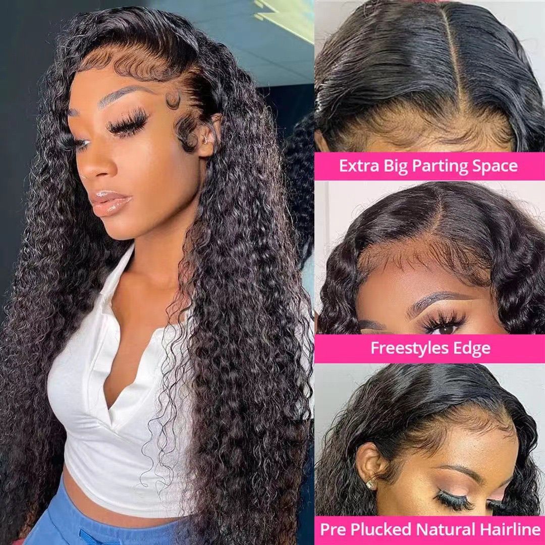 Curly water wave wig
