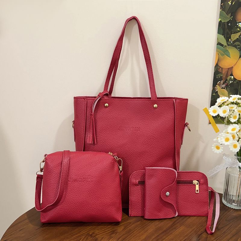 Four piece shoulder bag