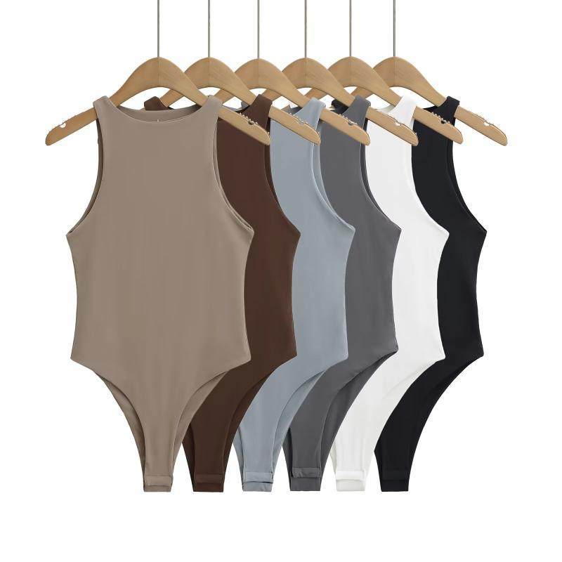 Round neck swim suit