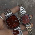 Men and women’s unbranded silver watch