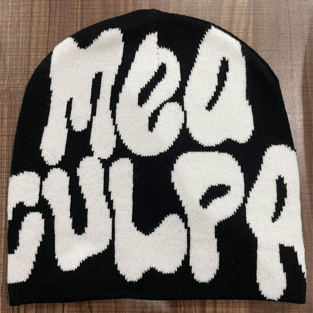 001 Mea culpa knitted beanies