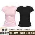 Ladies' tight fitted tops set of two