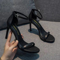 Open toe heel sandals
